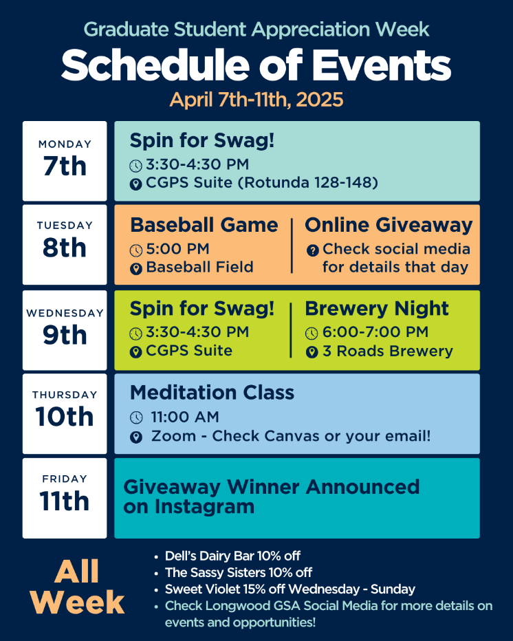 GSAW Schedule