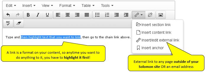 External Link Tutorial