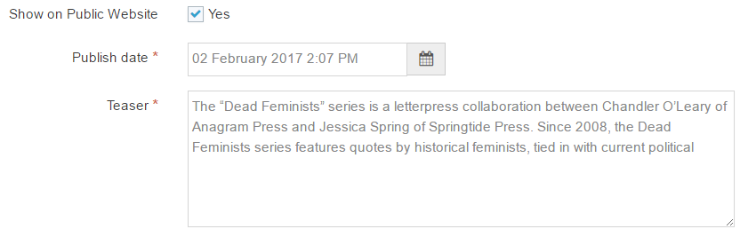 details of article to discuss