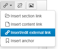 Links Menu