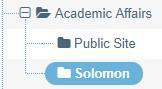 Solomon Media Library Folder