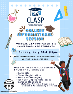 CLASP Student & Parent Informational Session