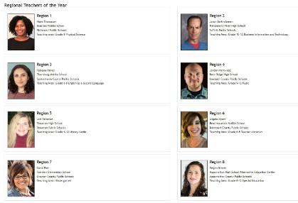 2023 Virginia Regional Teachers of the Year