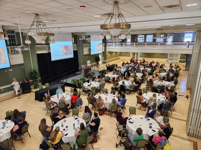 Blackwell Hall filled with SLI participants