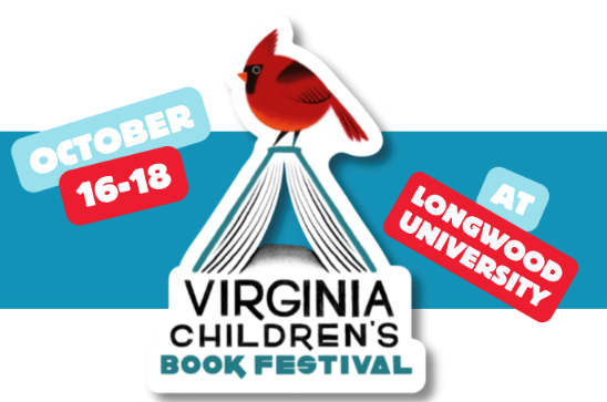 Virginia Children's Book Festival October 16-18 at Longwood University; Cardinal Logo